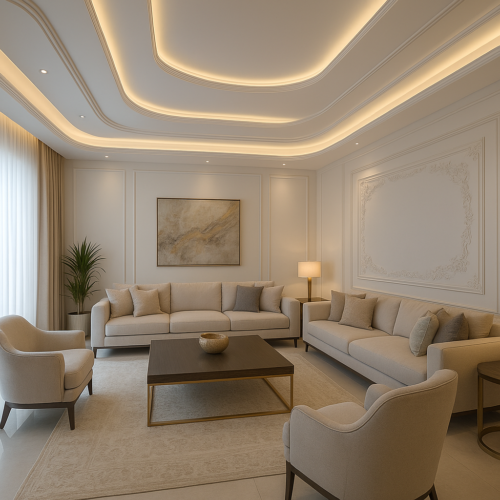 شركة ديكورات جبس بالرياض تصميمات عصرية وجودة عالية